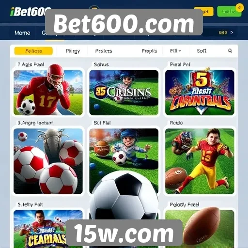 Jogos populares e categorias no Bet600.com